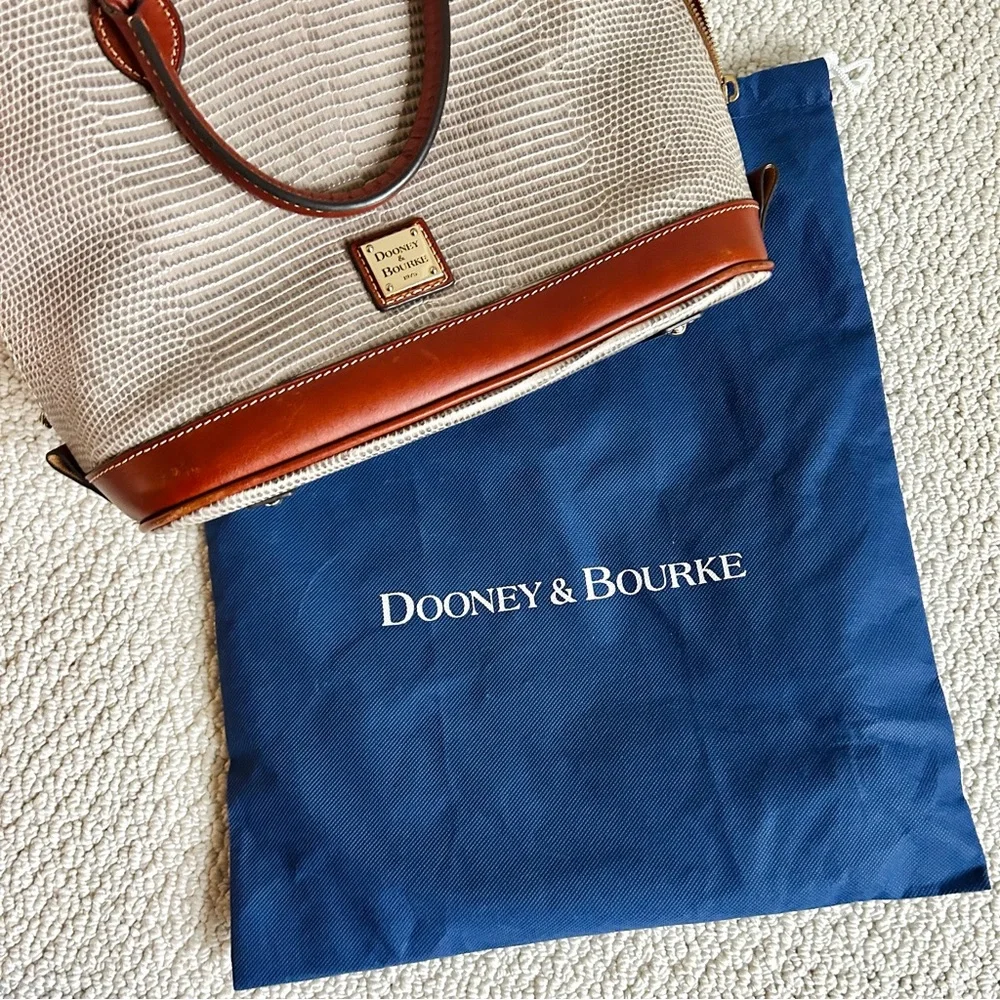 dooney & bourke zip top satchel - Picture 7 of 12